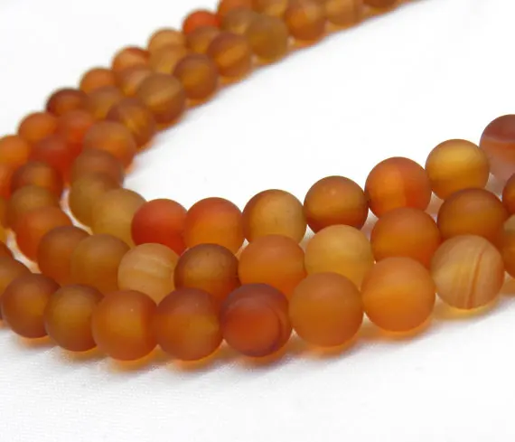 

BEADJOY-2016 New Arrived Red Carnelian Agat e Onyx Matte bead.Frost stone bead,Dull Stone Beads for Jewelry Making 1String