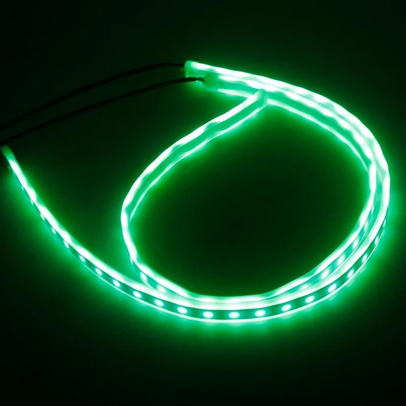 2 шт. RGB светодиодные полосы для фар DRL поворотный свет с пультом дистанционного
