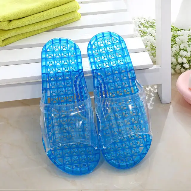 with holes bathroom PVC slippers for Lovers,Massage slippers health ...