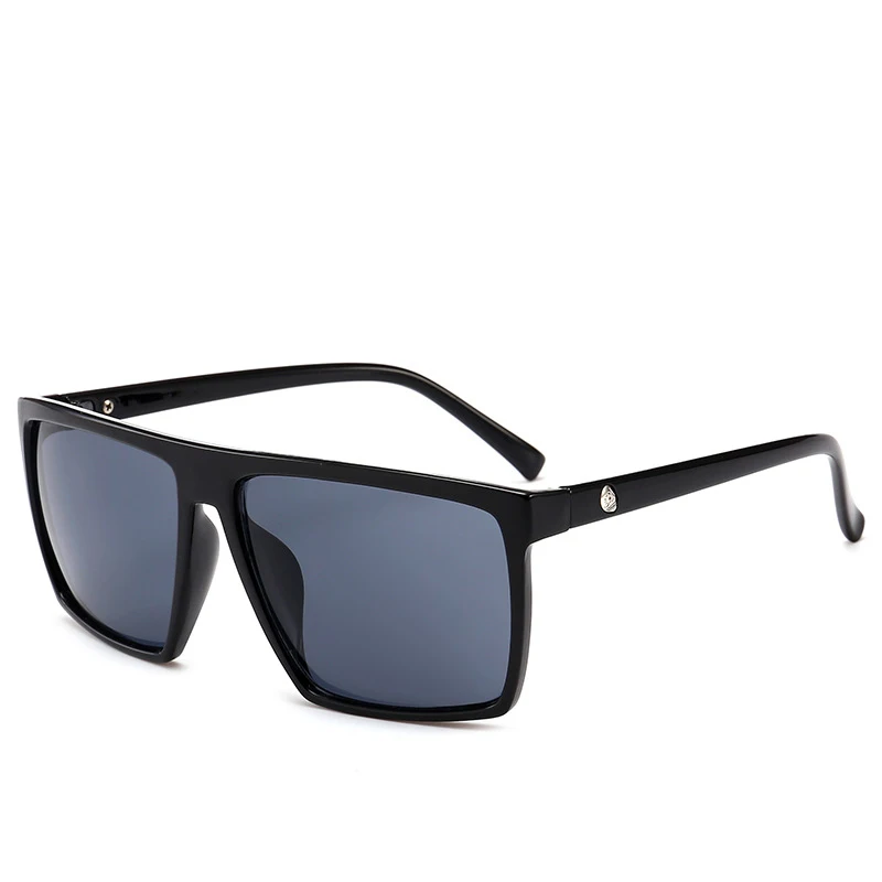 XaYbZc Square Sunglasses Men Brand Designer Mirror Photochromic