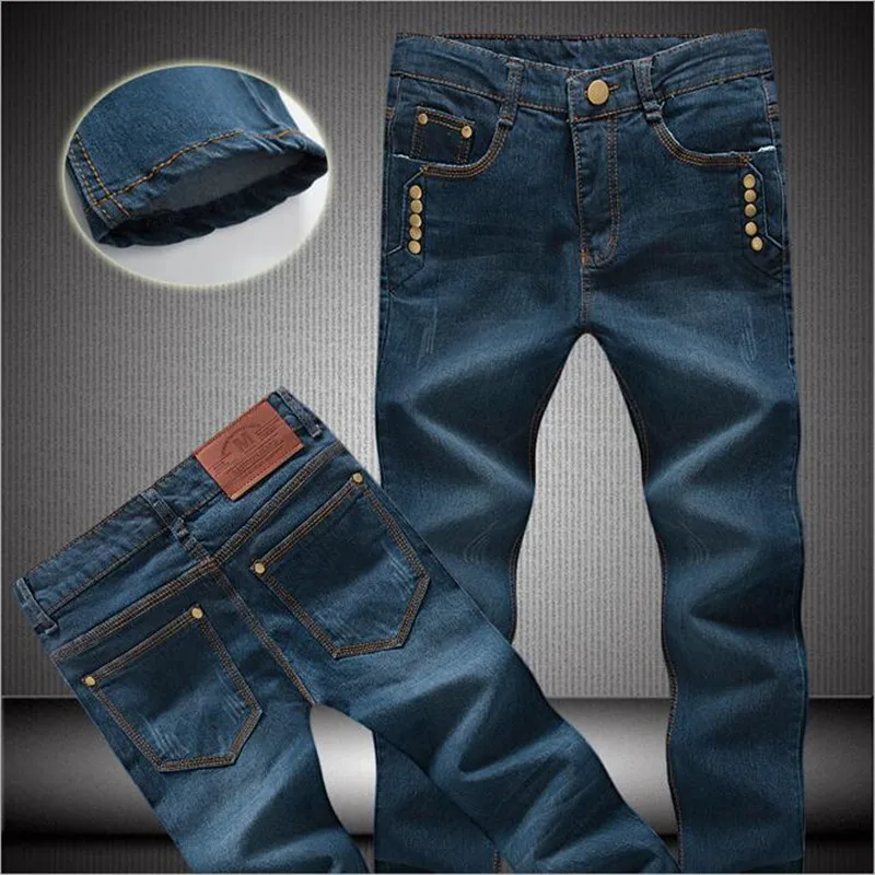XMY3DWX fashion male quality slim fit cotton casual jeans/Male upscale