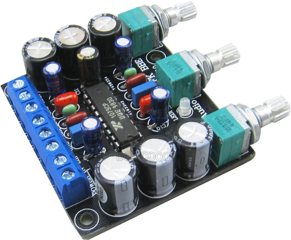 XR1075 BBE Circuit 2CH Tone Adjustment Volume Control Car Amplifier DIY DC9 35Vin Integrated