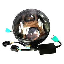 Pair 50W 7″ LED Headlight Kit 12V 24V Daymaker Projector Waterproof Replace H6024 and PAR56 for Jeeep car Accessories Harley