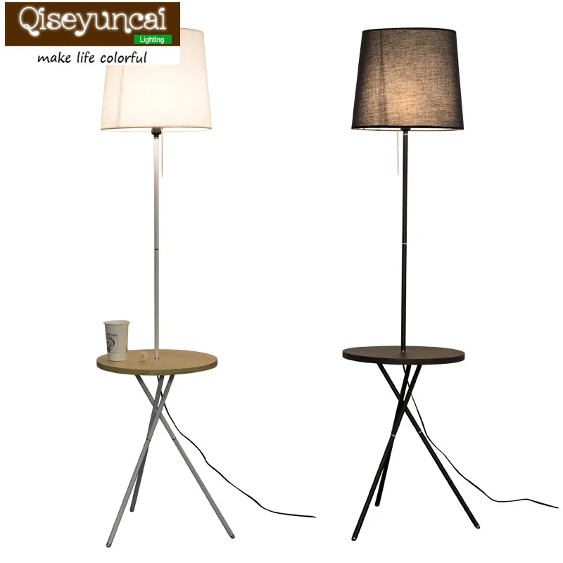 Qiseyuncai Modern minimalist living room bedroom Nordic coffee table floor lamp creative sofa bed vertical warm lighting Qiseyuncai Modern minimalist living room bedroom Nordic coffee table floor lamp creative sofa bed vertical warm lighting