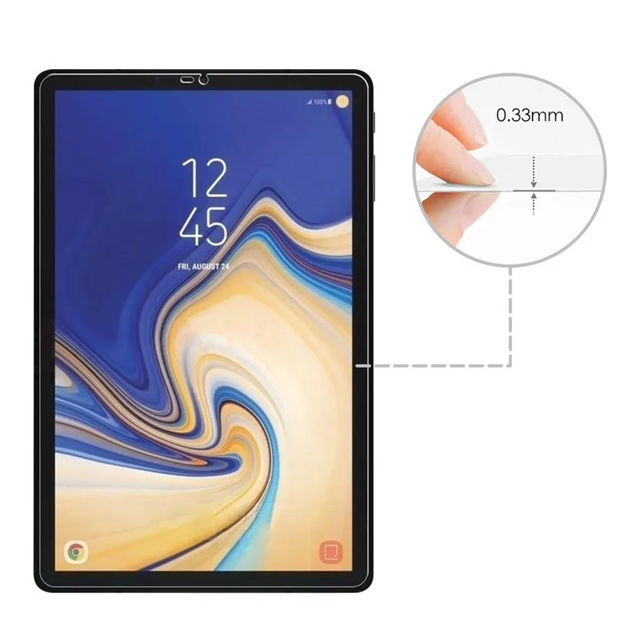 2 шт закаленное стекло для samsung Tab S4 10,5 дюймов T830 T835 T837 Защитная пленка для экрана для samsung Galaxy Tab S4 10,"+ ручка