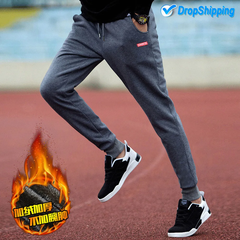 thick cotton joggers