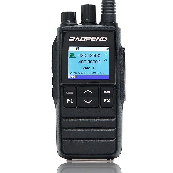 Baofeng DMR DM-1702(gps) портативная рация VHF UHF двухдиапазонный 136-174 и 400-470 МГц Dual Time слот Tier 1& 2 цифровое радио - Цвет: standard