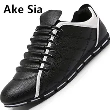 New 2017 Men Shoes Casual Light Breathable Fashion Action Leather Shoes Comfortable Spring Summer Trainers shoes