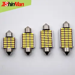 Shinman 4 шт. 18-33led ошибок Canbus 31 мм гирлянда C5W свет двойной Совет/двойной Чтение свет купола свет Интерьер