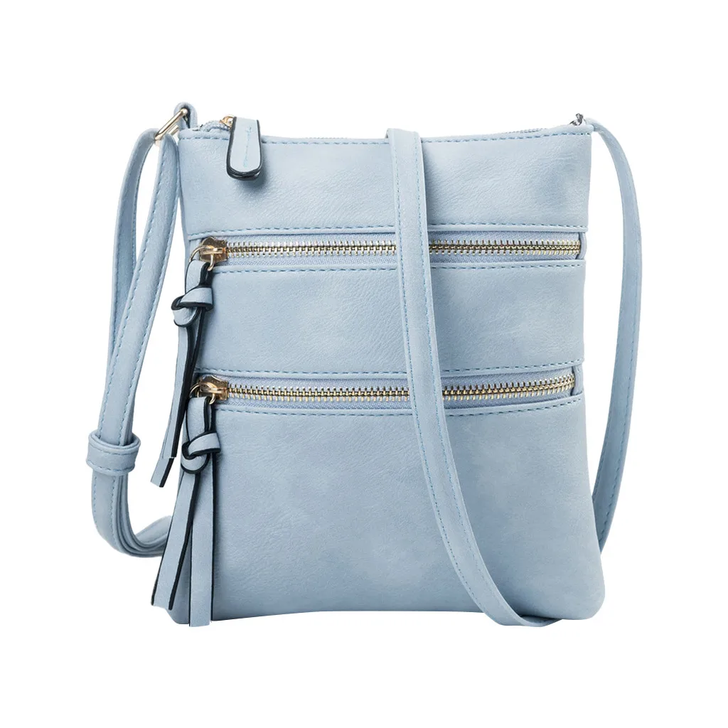 JINBAOLAI сумка, женская сумка-мессенджер, клетчатая сумка на плечо из искусственной кожи, сумка-тоут, винтажная сумка, одноцветная маленькая сумка на цепочке, женская сумка#522g40 - Цвет: Темно-синий