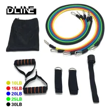 Многофункциональный набор из 11 детских Съемник цинка-Золотой крючок веревка для yoga Натяжной ремень