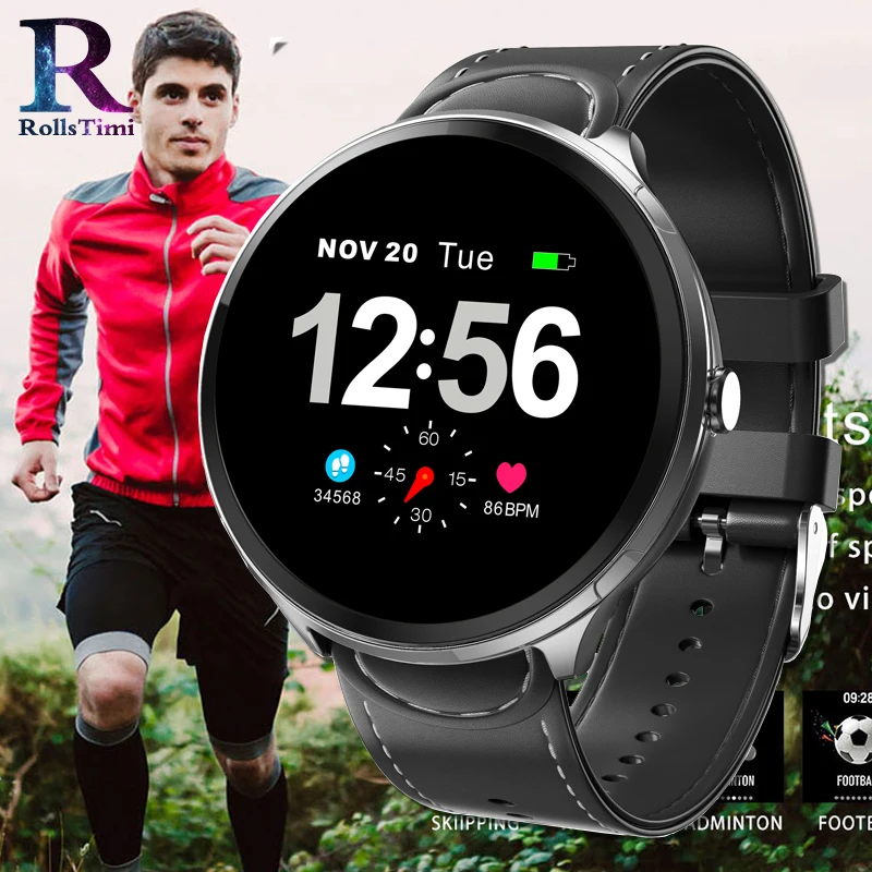 

RollsTimi New Smart Watches Men Sports Smart Wristwatch Women Waterproof Fitness Tracker Heart Rate Blood Pressure Smartwatch