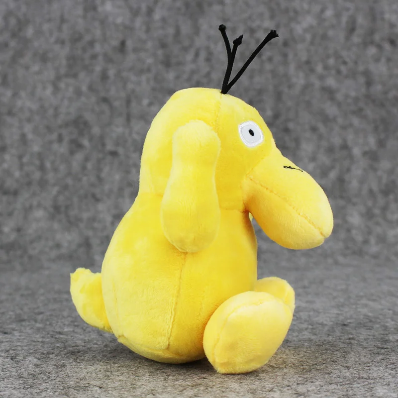 16 см Psyduck желтые плюшевые игрушки утки мягкие куклы аниме подарок куртка из