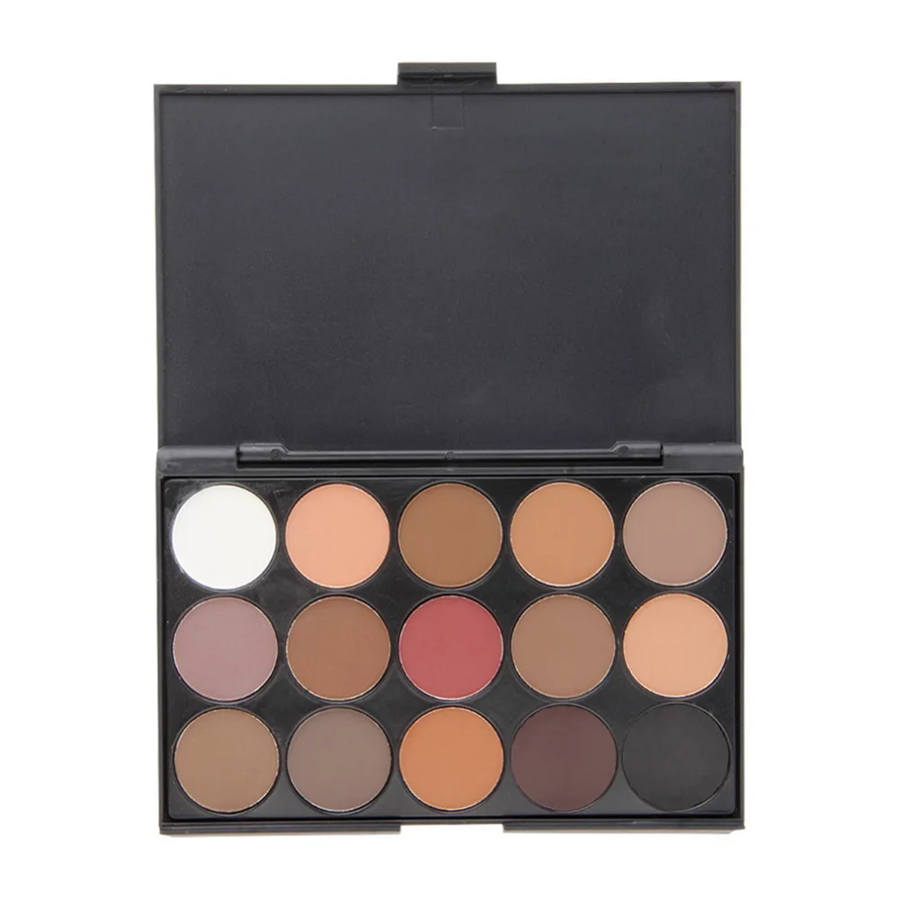 

15 Colors Long-lasting Warm Natural Nude Matte Shimmer Eye-shadow Palette Cosmetics Durable Hot Selling