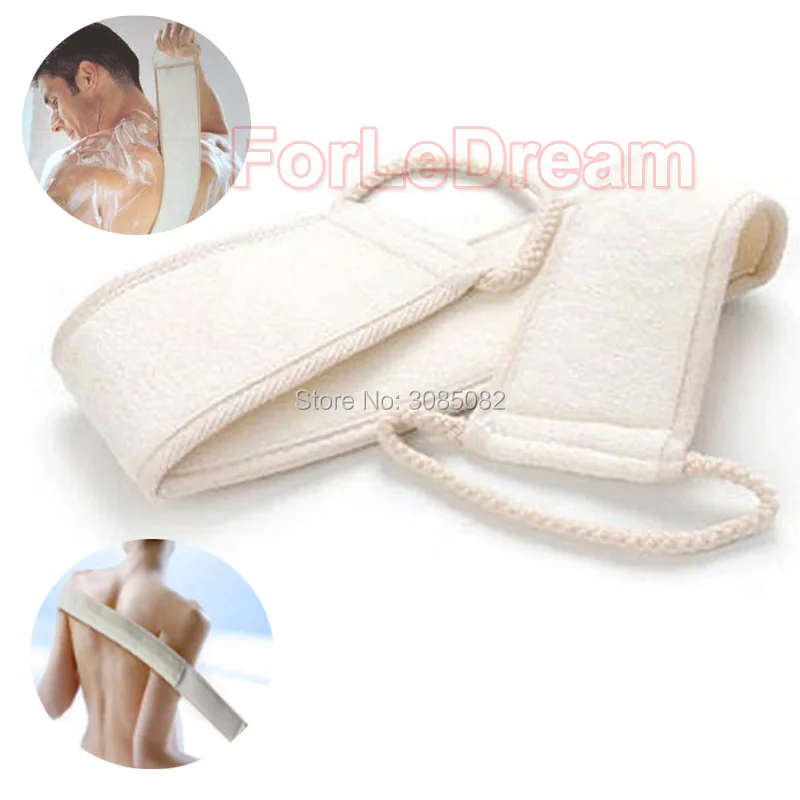 1pc Natural Loofah Massage Sponge Shower Body Cleaning Tool Long