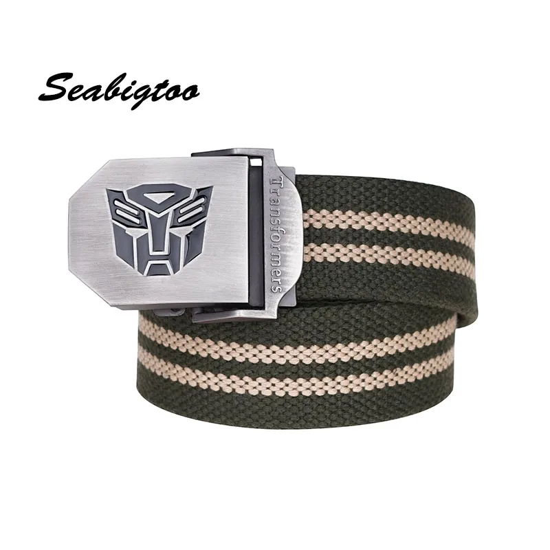 Tactical belts For Men canvas belt male female soldier army military metal Buckle Canvas Waist