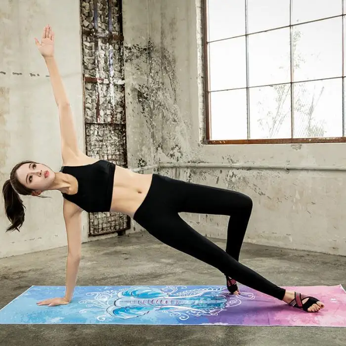 1 par feminino antiderrapante fitness dance pilates