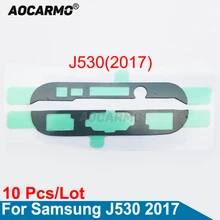 Aocarmo 10 шт./лот корпус передней рамы ЖК-дисплей Экран дисплея клей Стикеры клейкая лента для samsung Galaxy J530 J5 версия