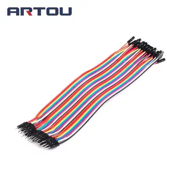 

80PCS=2Row 20cm 2.54mm Male to Male Dupont Wire Cable Line 1p-1p Pin Connector