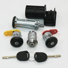 Автомобильный Центральный замок для авто полный для Ford Fiesta Автомобильный Дверной Замок зажигания замок багажника 2003-2006