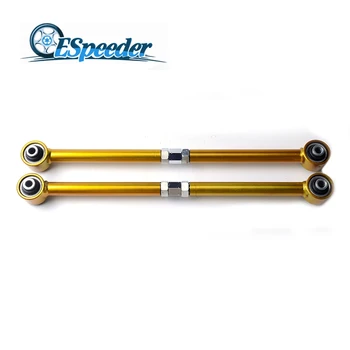 

2PCS Rear Front Links Control Arms Kits Adjustable Trailing Control Arm Kit For 84-87 TOYOTA Corolla AE86 Gold