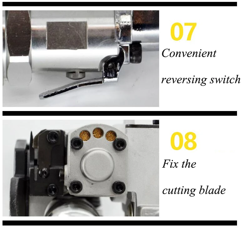 Пневматический Упаковочный машина 13-19 мм Портативный пневматический ПП полиэтиленовый обвязочный инструмент для кольцевания