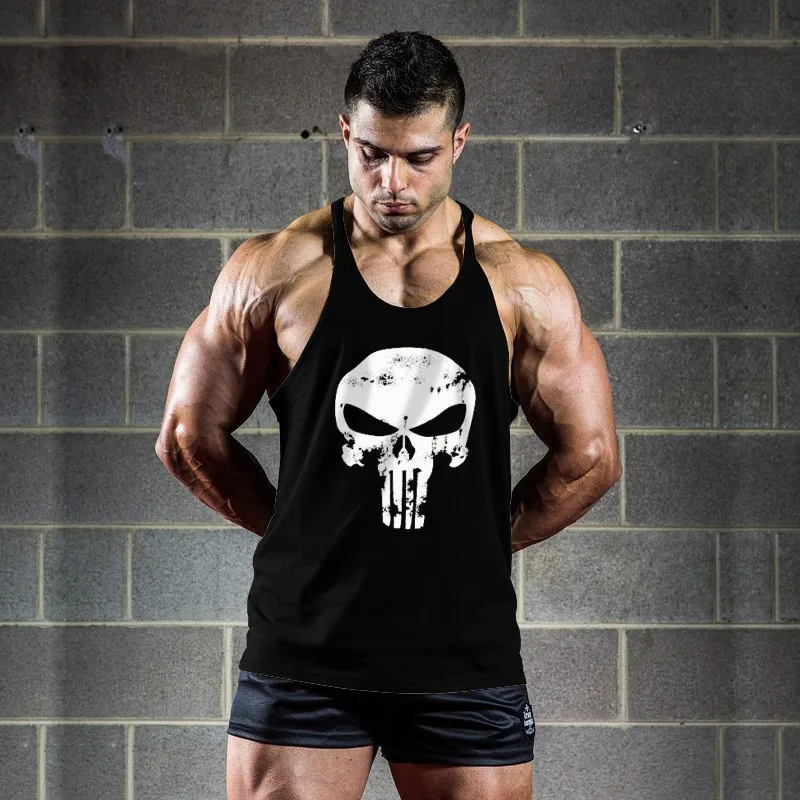 The Punisher men's Marvel Bodybuilding 