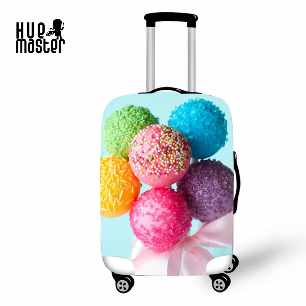 Case For Suitcases Cover Case Suitcase Luggage Protective Covers Travel Accessories 3D Colorful Lollipops Zipper Suit 18-32 Inch
