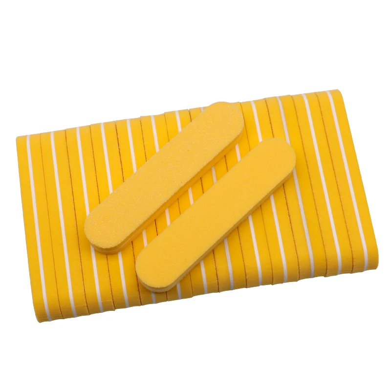 Buffer de Unhas Arquivos de Dupla Mini Esponja Arquivo - 180 Face Profissional Unha Polonês Arquivos Moagem Lixar Manicure Ferramentas 100 Pçs 4 arquivo 100 180 arquivos de dupla face