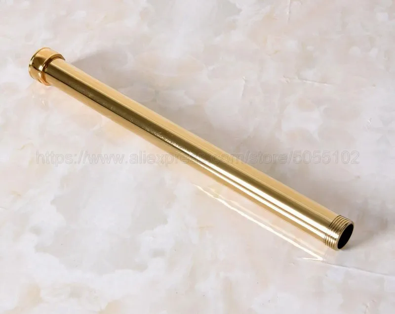 

Shower Set Extend Pipe 320mm Golden Extension Tube Bar Shower Holder Arm (G3/4" connection) Bathroom Accessory zba703