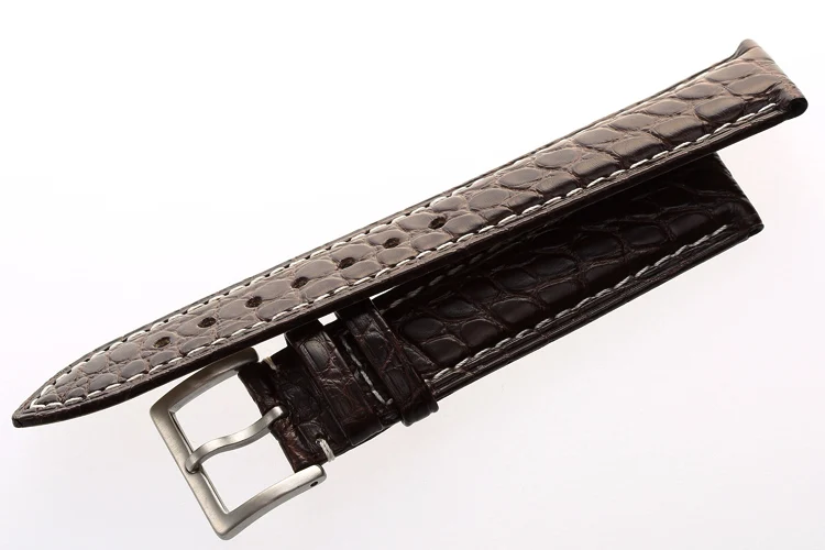 MAIKES роскошный ремешок для часов из крокодиловой кожи 18 мм, 19 мм, 20 мм, 22 мм, высокое качество, ремешок для часов из Натуральной Крокодиловой Кожи, Чехол Для Tissot Mido