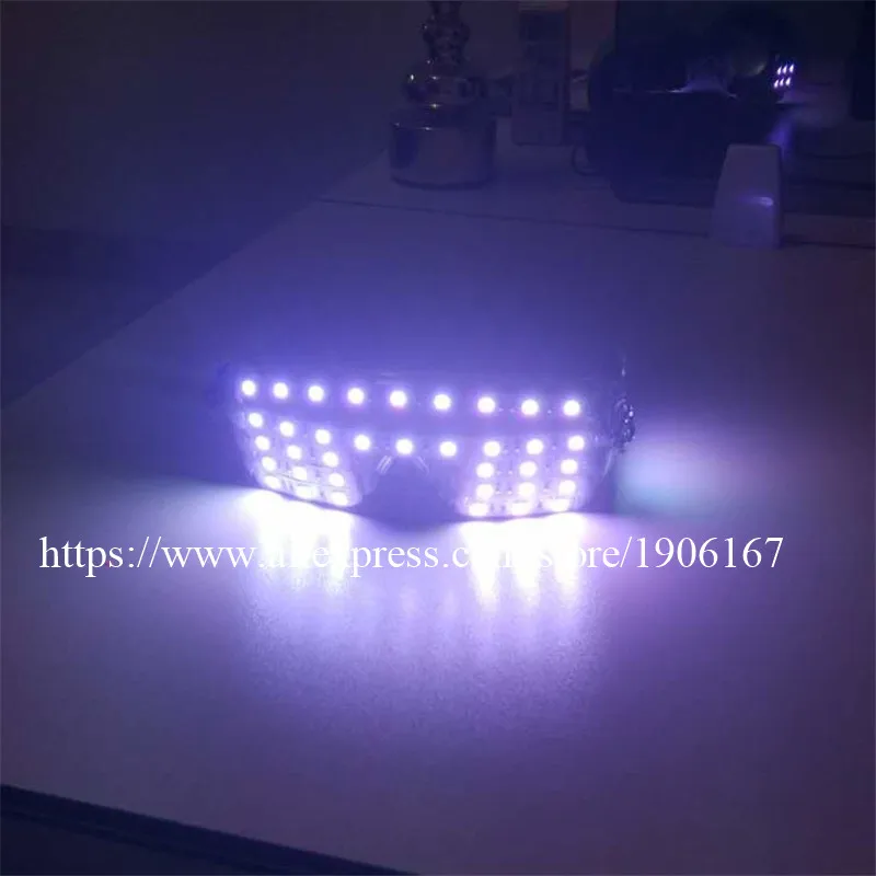 Free shipping LED Glasses, Laser Glasses For Nightclub Nerformers Party Dancing Glowing Spiderman Mask Glasses06
