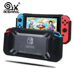 IKSNAIL для nintendo Switch консоли ТПУ/Кристалл Защитный чехол для ПК прозрачный жесткий 3 типа чехол Nintend амортизация