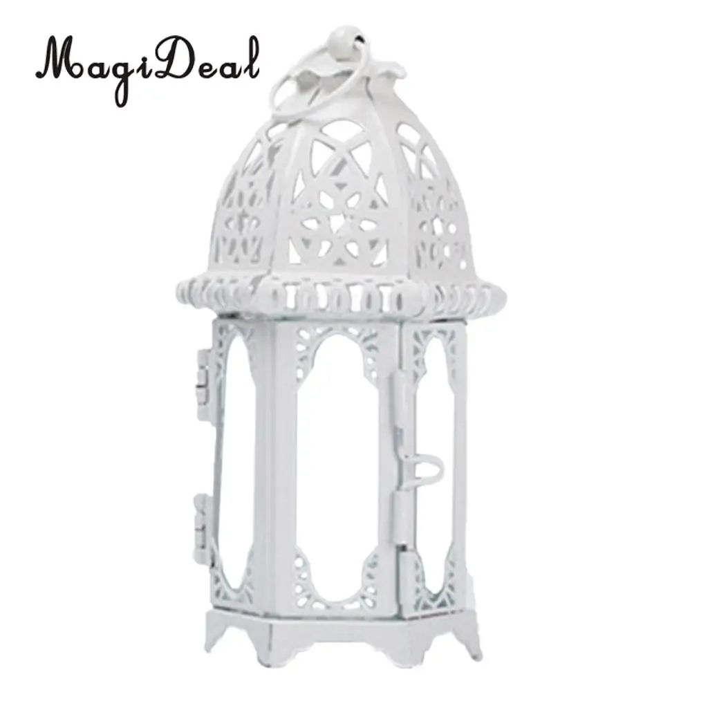 Vintage Moroccan Style Candle Lantern Tealight Candle Holder Indoors Outdoors Events Party Christmas Wedding Decor