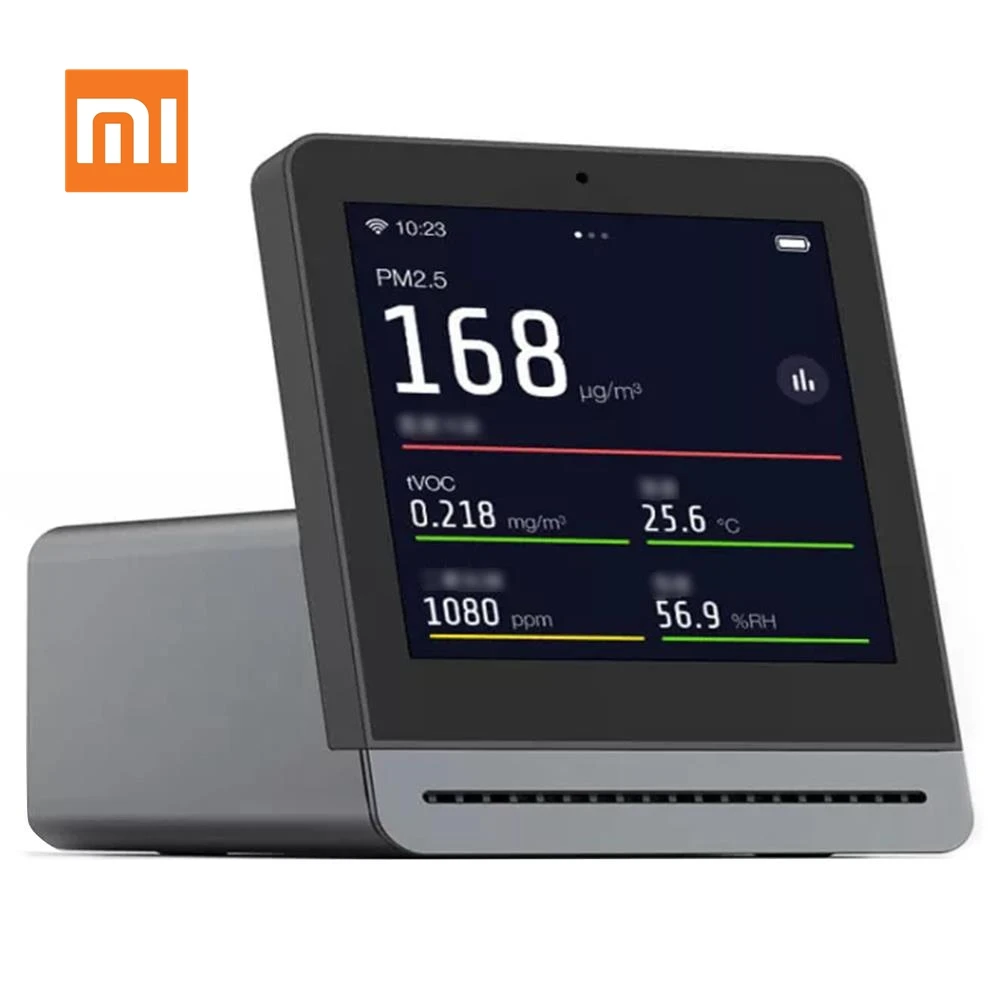 Детектор воздуха Xiaomi Mijia, прозрачная трава, 3,1 дюймов, retina, сенсорный ips экран, мобильный сенсорный, для работы в помещении, на улице, детектор воздуха