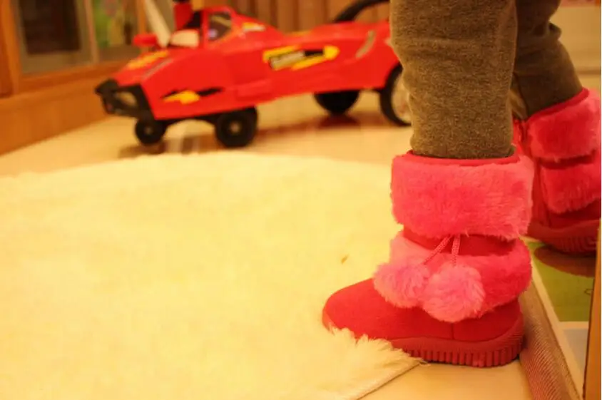 Girl's ball snow boots-31