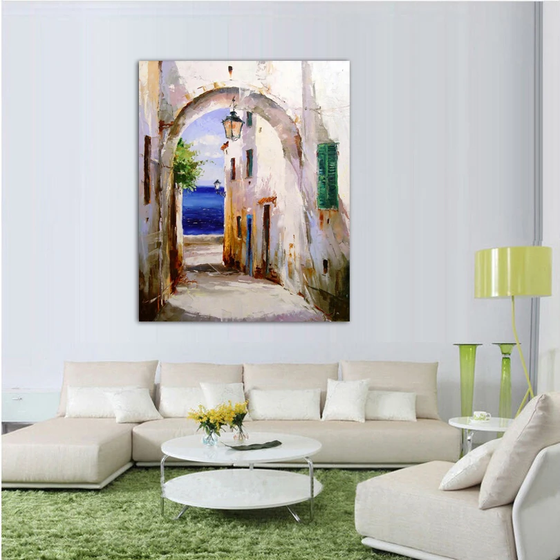 hand painted canvas oil painting