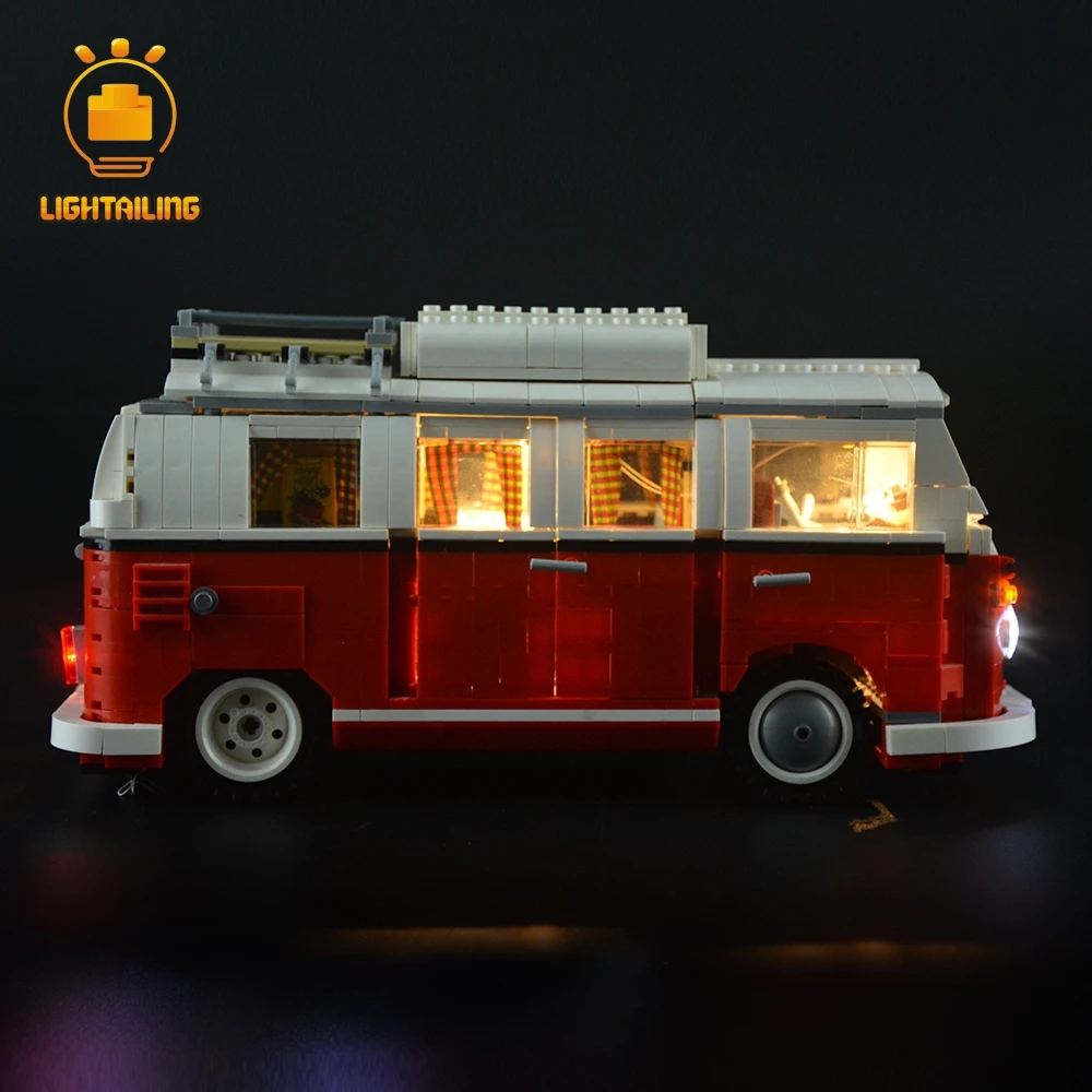 Lightailсветодиодный свет комплект для T1 Camper Van строительные блоки игрушки свет набор совместим с 10220 и 21001 для детей подарок