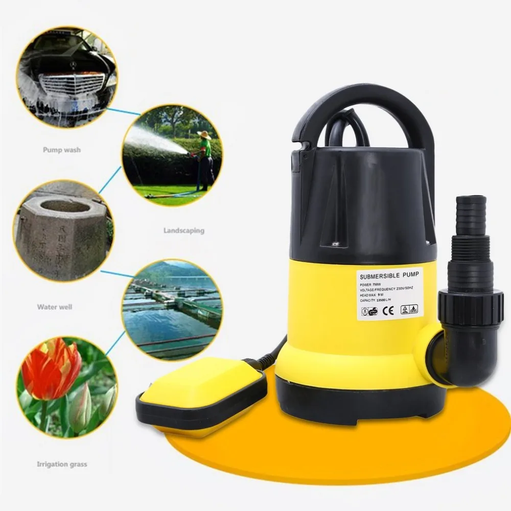 

Newest 135000L/H Professional High Efficiency Multifunctional Aquarium Water Pump Submersible Garden Fountain With Handle