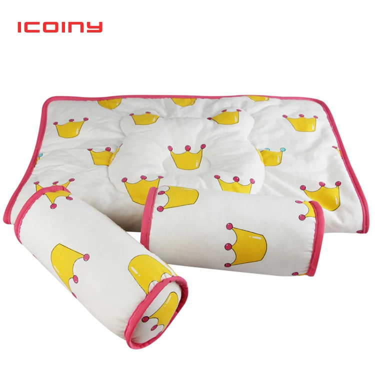 Детская анти-рулонная Подушка для сна, плоская подушка с памятью, подушка для новорожденных, безопасная Подушка для сна