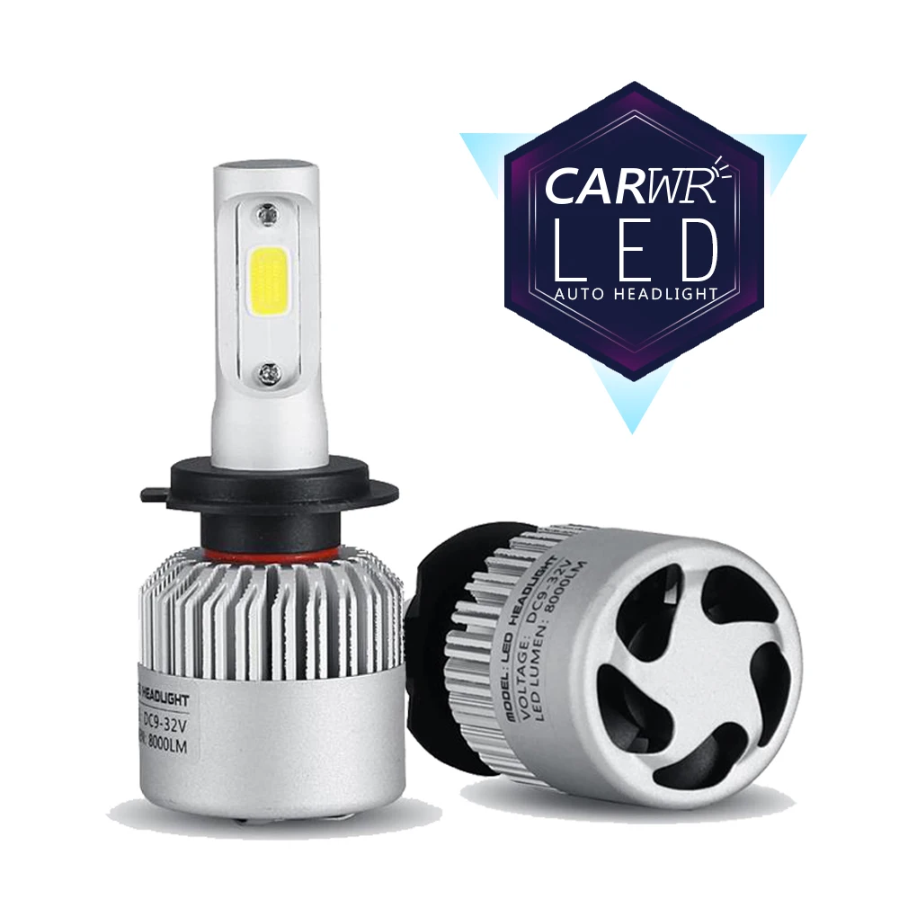 CARWR Car Headlights H7 H11 LED H4 9005 HB3 9006 HB4 9012 62W 9000Lm Mini Auto
