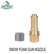 Автомойка самообслуживания, сопло из латуни, сопло для пены, распылитель высокого давления, пистолет, аксессуар City Wolf, инструмент для чистки автомобиля