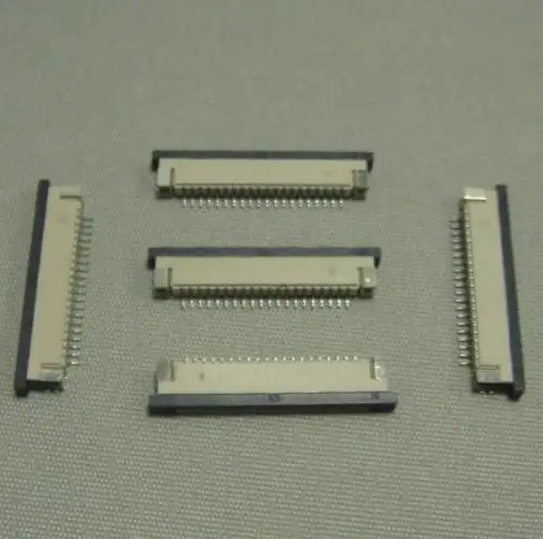 

100Pcs 1.0mm-20P Drawer Mode Low Contact Type 20Pin 1.0mm Pitch FFC FPC Connector for LCD screen interface of MP3/DVD/Phone