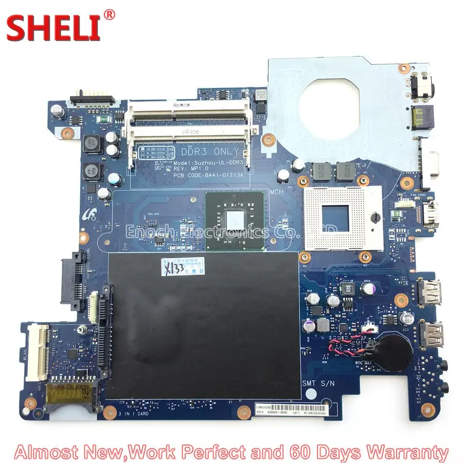 

SHELI BA92-06068A BA92-06068B Laptop Motherboard For Samsung R430 NP-R430 P43 Suzhou-UL BA41-01213A Main Board System Board