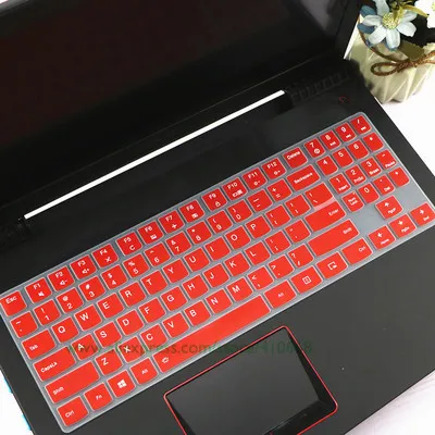 Силиконовая клавиатура защитная оболочка покрытие для lenovo Легион R720 R730 Y520 Y720 Y7000 Y7000P Y540 Y9000K 15,6 ''/Y730 Y740 17,3'' - Цвет: Red