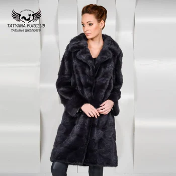 

Tatyana Furclub Luxury Whole Mink Fur Coat Mink Fur Hooded,Real Natural Fur Coat,Women's Fur Coat Female Jacket,Mink Coat