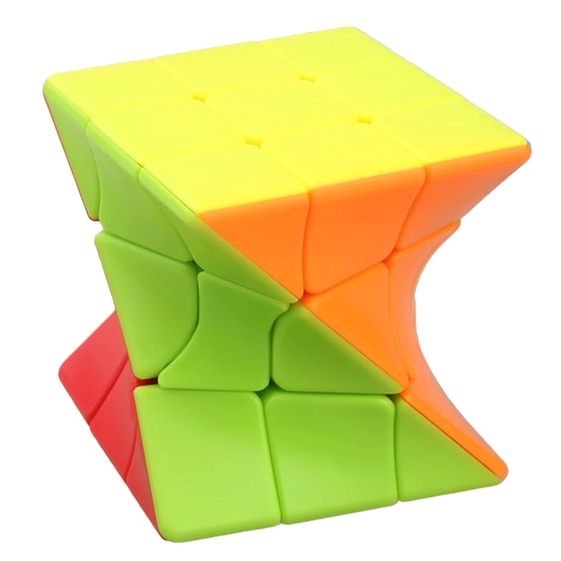 

FanXin 3x3 Torsion Magic Cube Coloful Twisted Cube Puzzle Toy Educational Toy For Children Challange - Colorful