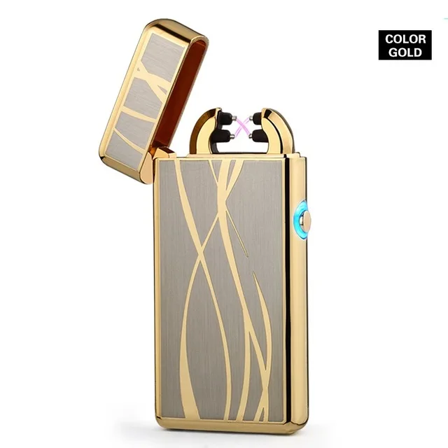 Noble-Thin-11mm-LED-Windproof-Smoke-lighters-Cross-Double-Arc-Lighter-USB-Pulse-Cigar-Lighters-Men.jpg_640x640 (3)