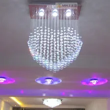 Лампа с хрустальными подвесками лампа современный потолочный светильник для ресторана подвесные светильники светящееся сердце Свадебные огни SJ123