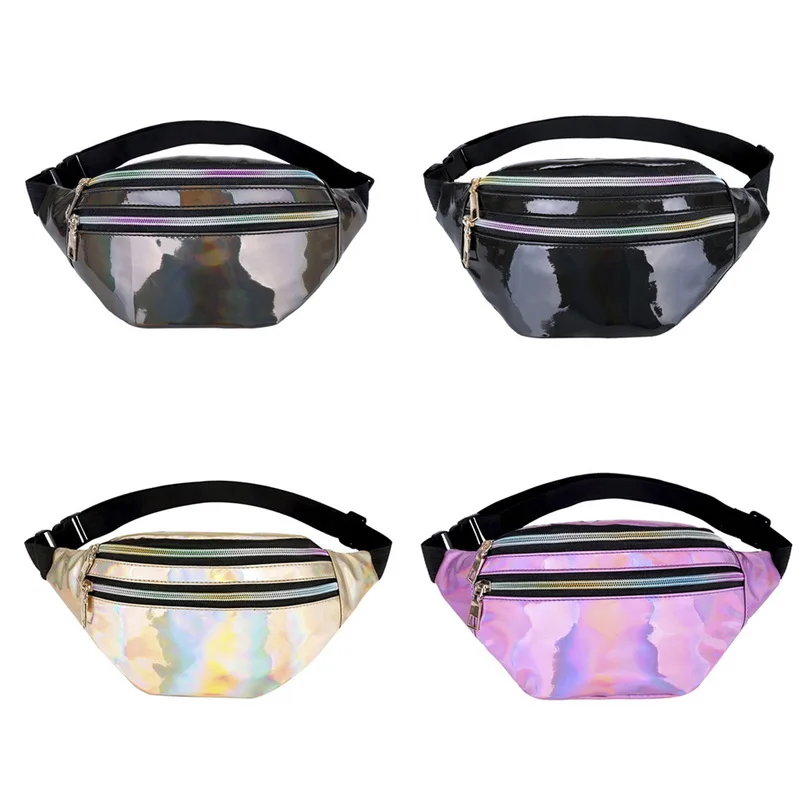 

WENYUJH 2018 Women Steam Punk Leg Bag Reflective Shoulder Bag Women's Belt Waist Bag Pochete Women Waist